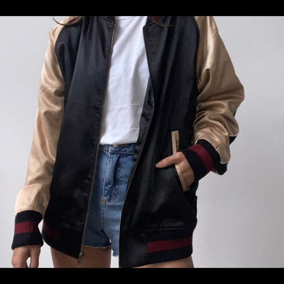 RARE Stussy satin world tour tiger embroidery souvenir jacket. - Picture 3 of 3